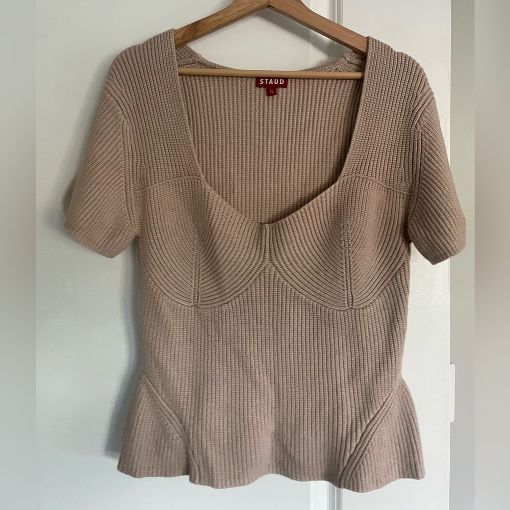 staud knit top—perfect for Fall!